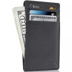 Slim Minimalist Wallets For Men & Women - Leather Front Pocket Thin Mens Wallet RFID Credit Card Holder Gifts For Men