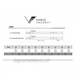 Fabio Valenti Men's Casual Jean Leather Belt 1 1/2” Wide 4MM Thick Alloy Prong Buckle Work Dress Belt for Men