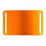 Foxtail Orange Belt Buckle