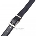 Lavemi Mens Belt 100% Italian Cow Leather Length Adjustable Dress Casual Belts for men Trim to Fit Detachable Buckle