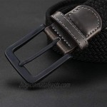 Maikun Belts For Men Canvas Elastic Belt Mens Womens Boys Belt For Father's Day