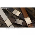 Nexbelt Go-In! Beveled Shield White V.3 Smooth Leather Belt