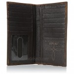 Ariat Men's Boot-Embroidery Rodeo Tan Wallet