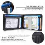 TRAVANDO Slim Wallet with Money Clip SEATTLE RFID Blocking Card Mini Bifold Men