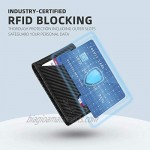 Zitahli Mens Slim Wallet with Bill Pockets RFID-blocking Leather Bifold Wallets