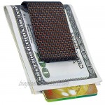 Carbon fiber wallet Money Clip Credit Card holder-CL CARBONLIFE Clips for men RED