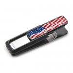 M-CLIP USA American Flag Stars & Stripes Money Clip Cash and Credit Card Holder Metal Wallet Alternative