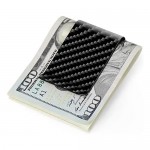 MONOCARBON Genuine Carbon Fiber Money Clips Credit Card Holder with Constellation for Minimalist Money Clips Front Pocket