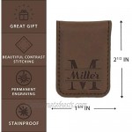 Personalized Magnetic Money Clip - Custom Engraved for Men Him Dad