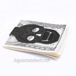 Stainless Steel Skull Money Clip Wallet