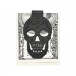 Stainless Steel Skull Money Clip Wallet