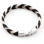 crintiff - Horsehair Bracelet Flat Braided Handmade - for Women and Men - Collection Trot - Available in Black Grey and Brown