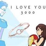 ENSIANTH I Love You 3000 Keychain Iron Man Inspire Gift Avengers Keychain Avenger Fan Gift for Daddy