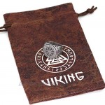 GuoShuang Nordic Viking mjolnir valknut Helm of awe rune Amulet Ring Stainless Stee with Valknut Rune Gift Bag