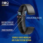 ROQ Silicone Rings for Men 1/2/4/6 Multipack of Breathable Mens Silicone Rubber Wedding Rings Bands - Duo Collection Beveled Edge