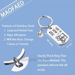 MAOFAED Golfer Gift Golf Keychain This is How I Roll Keychain Gift for Golfer Golf Cart Keychain