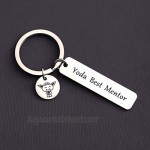 TGBJE Mentor Gift You are Best Mentor Keychain Thank You Gift for Leader Boss
