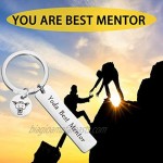 TGBJE Mentor Gift You are Best Mentor Keychain Thank You Gift for Leader Boss