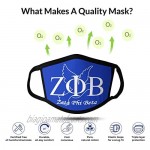 3PCS Zeta Phi Beta Balaclava Bandanas Dust Face Masks Washable Reusable Mouth Cover for Mens Womens