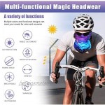 6 Pieces Sun UV Protection Face Mask Neck Gaiter Windproof Scarf Sunscreen Breathable Bandana Balaclava for Sport&Outdoor (6PACK(Sky-1))…