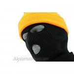 AcademyFits Quality Full Face Knit Ski Mask Beanie Men Women Unisex One Hole Three Hole Winter Headwear Face Mask Protection
