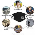 ALLREY Class Of 2021 Face Mask Scarf Comfortable Breathable Reusable Balaclava with 2 Filters for Men & Women Adult.