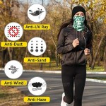 Face Neck Gaiter Unisex Cooling Scarf Balaclava Headwear Mask for Women Men Multifunction Breathable for Outdoor Activity