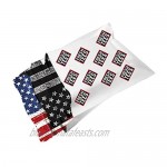 fresh tees 2 Pack American Flag Face Mask Neck Gaiter Balaclava Seamless