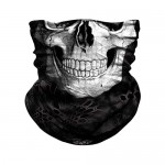 JOEYOUNG Skull Face Mask UV Sun Mask Dust Neck Gaiter Bandana Headwear Fishing