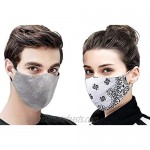 Men Women Face Cover Bandana Soft Cotton Fabric Mask Half Face Protective Fashion Black Unisex Paisley Balaclava Reusable Washable Anti Dust Protection for Gift (Red Black White Blue Yellow Grey)