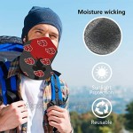 Neck Gaiters Face Coverings for Men Outdoor Scarf Cool Masks Gators Windproof Balaclava for Women Breathable Bandanas Washable (2 Pack)