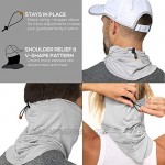 SAAKA Sunguard Face Mask Neck Gaiter. Breathable Lightweight Adjustable. Hiking Fishing Cycling Outdoors.