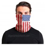 Van & Company Multifunctional Neck Gaiter American Flag/Thin blue line One Size