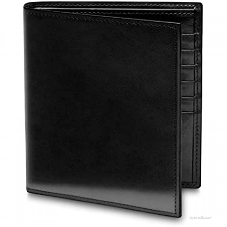Bosca Men's 12 Pocket Credit Italian Leather Wallet