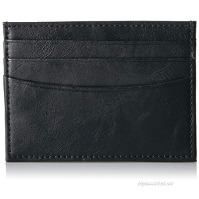  Essentials Men's Slim RFID Blocking Card Case Minimalist Wallet