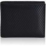 Slim Bifold Wallet for Men - Black Leather RFID Secure Billfold with Card Slots