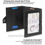 Slim Wallets for Men Carbon - Mens Minimalist Slim Wallet - RFID Credit Card Holder Wallet for Man - Mini Front Pocket Wallet Mens Wallet - Gifts for men