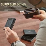 Slim Wallets for Men Carbon - Mens Minimalist Slim Wallet - RFID Credit Card Holder Wallet for Man - Mini Front Pocket Wallet Mens Wallet - Gifts for men