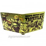 Teenage Mutant Ninja Turtles Sublimated Graphic Print PU Faux Leather Men's Bifold Wallet