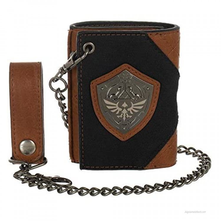 Zelda Video Game Hylian Shield PU and Canvas Wallet