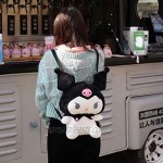 My Melody Kuromi Plush Bag Cinnamoroll Backpack Cartoon Shoulder Bag Anime Toy Bag for Anime Fans