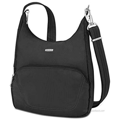 Travelon Anti-Theft Classic Essential Messenger Bag  Black  One Size