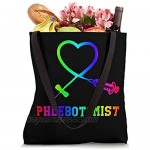 Gift For Phlebotomist Phlebotomy Butterfly Needle Heart Tote Bag