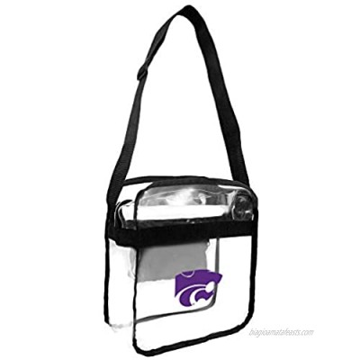 Littlearth NCAA Clear Carryall Crossbody Bag  12" x 12" x 6"