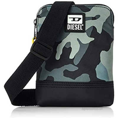 Diesel Men's BULERO VYGA Cross bodybag  Black/Elephant Skin  one size