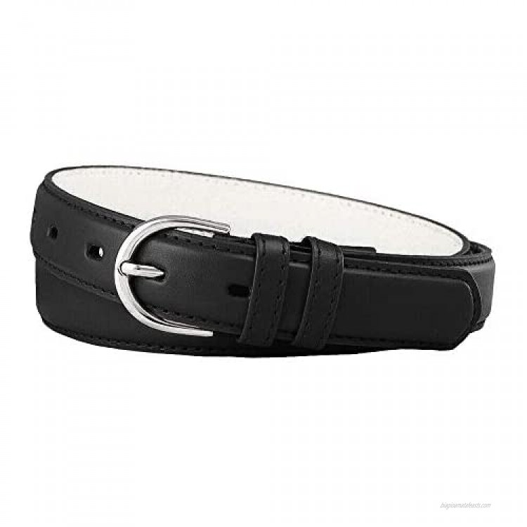 188 Women's Belts Ladies Fashion Skinny Soft Dress Casual Leather Belt 1-1/8 (30mm) wide