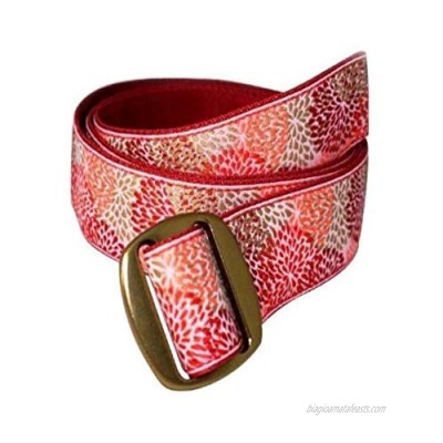 Bison Designs Women's Manzo Belt with Anodized Aluminum Buckle