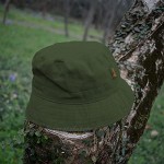 Bucket Hat Waterproof Wax Cotton with Lining Hunting Fishing Hat Sun Cap for Outdoor for Women Men