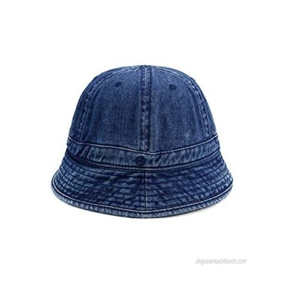 Croogo Denim Bucket Hat Casual Outdoor Fishing Hiking Safari Boonie Hat Daily Sun Beach Fisherman Hat Hip Hop Dancing Hat Cap
