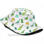 Dino Pack Unisex Bucket Hat Summer Travel Beach Sun Hats Outdoor Cap